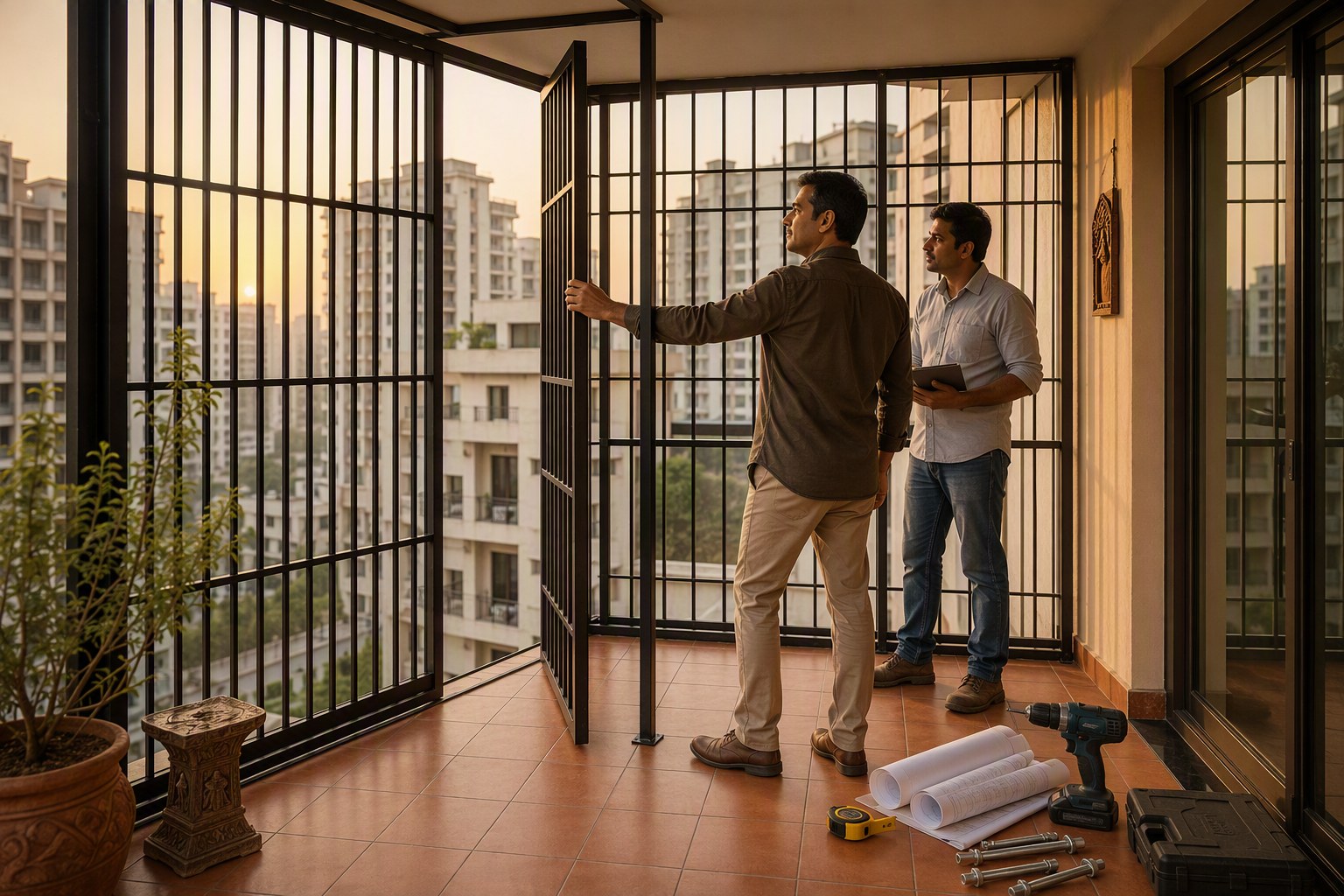 Balcony Grill Enclosures: Checks Before You Spend Money — Interior Design & Home Improvement | Verified.RealEstate Telangana