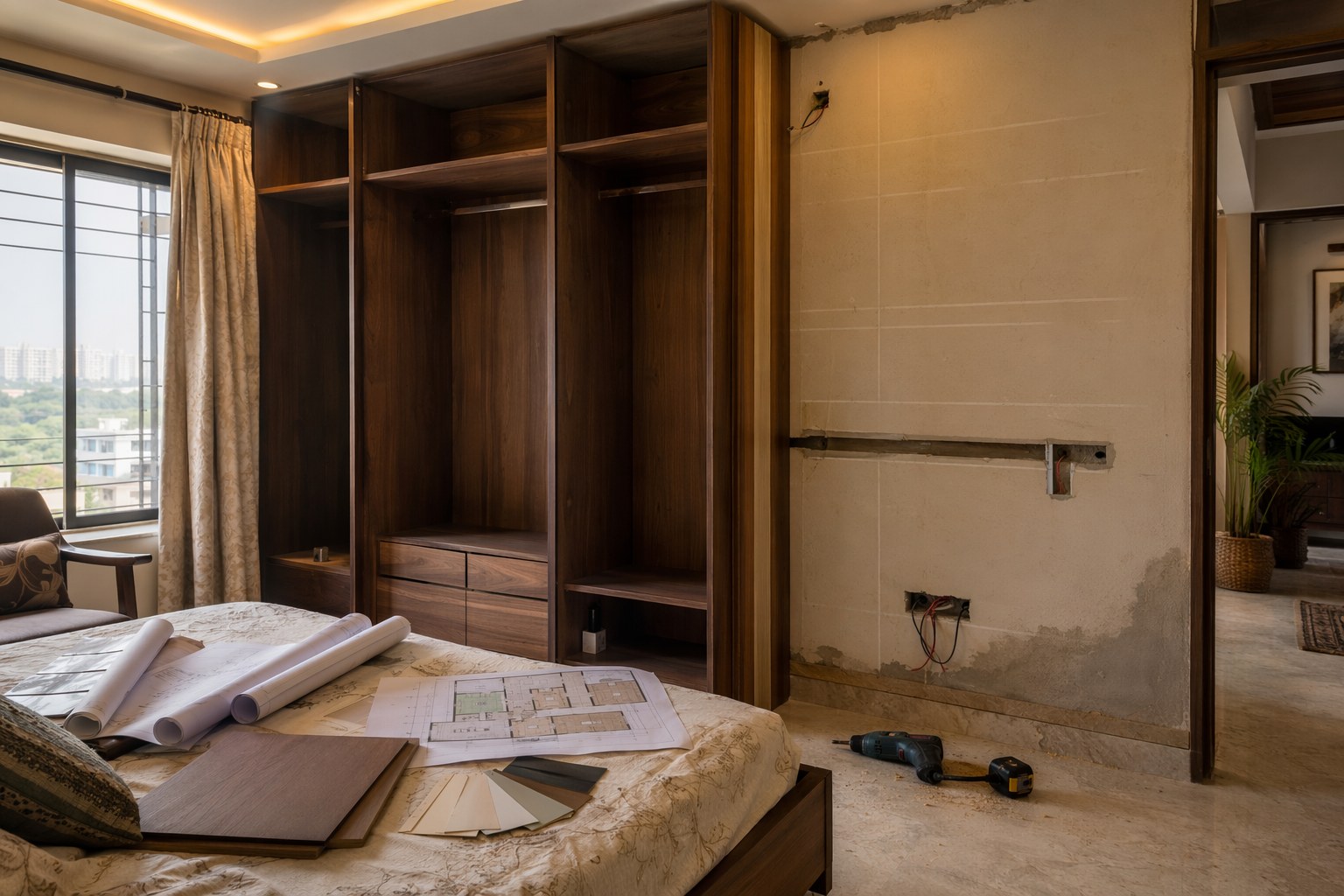 Built-In Wardrobes: Check Wall Rules Before You Spend — Interior Design & Home Improvement | Verified.RealEstate Telangana