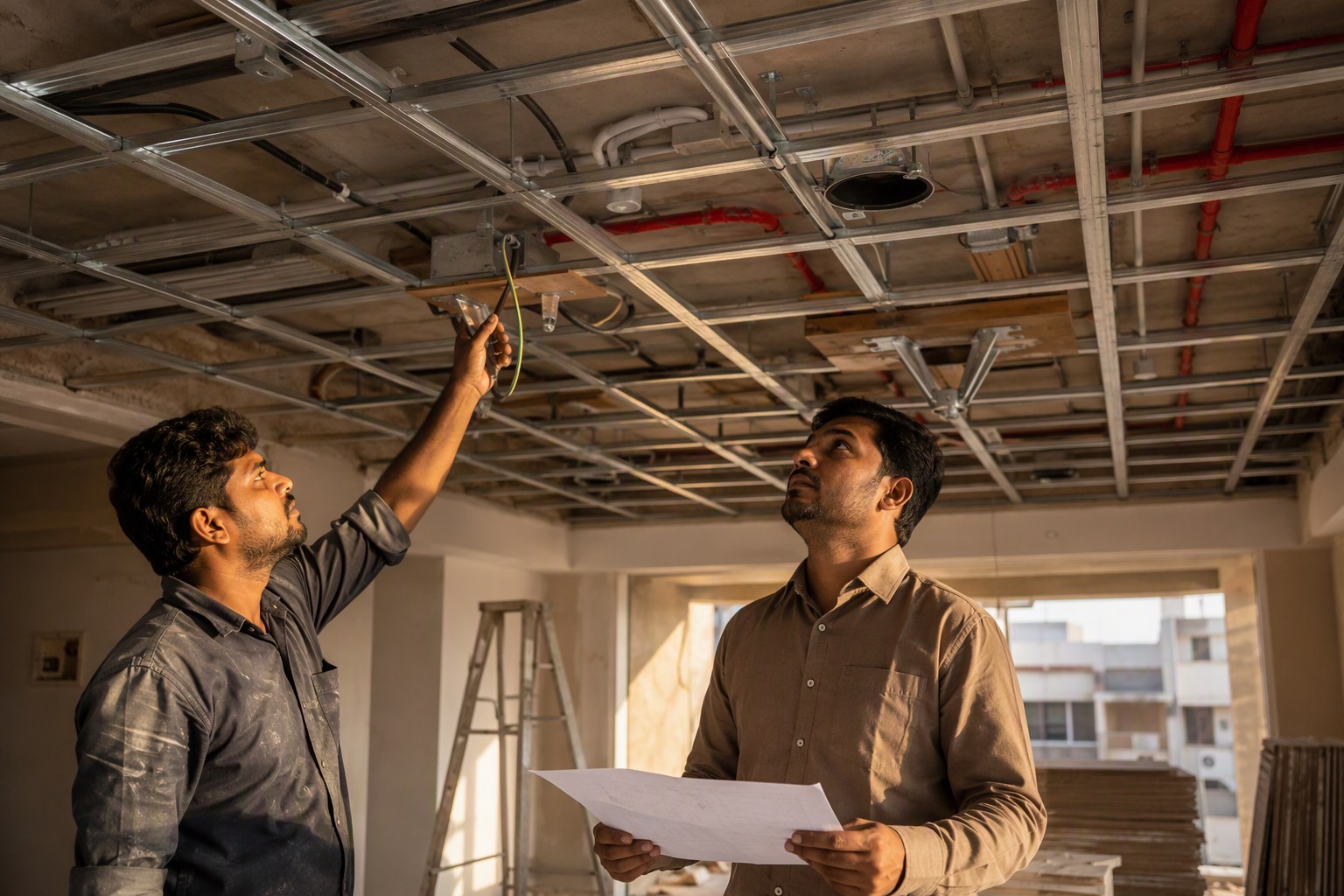False Ceiling Upgrade: Wiring and Fire Checks Before Work — Interior Design & Home Improvement | Verified.RealEstate Telangana
