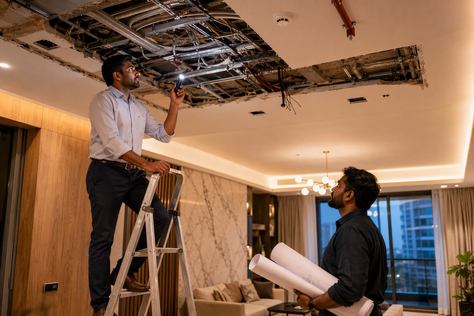False Ceiling Upgrades: The Fire-Safety Check Buyers Miss — Interior Design & Home Improvement | Verified.RealEstate Telangana