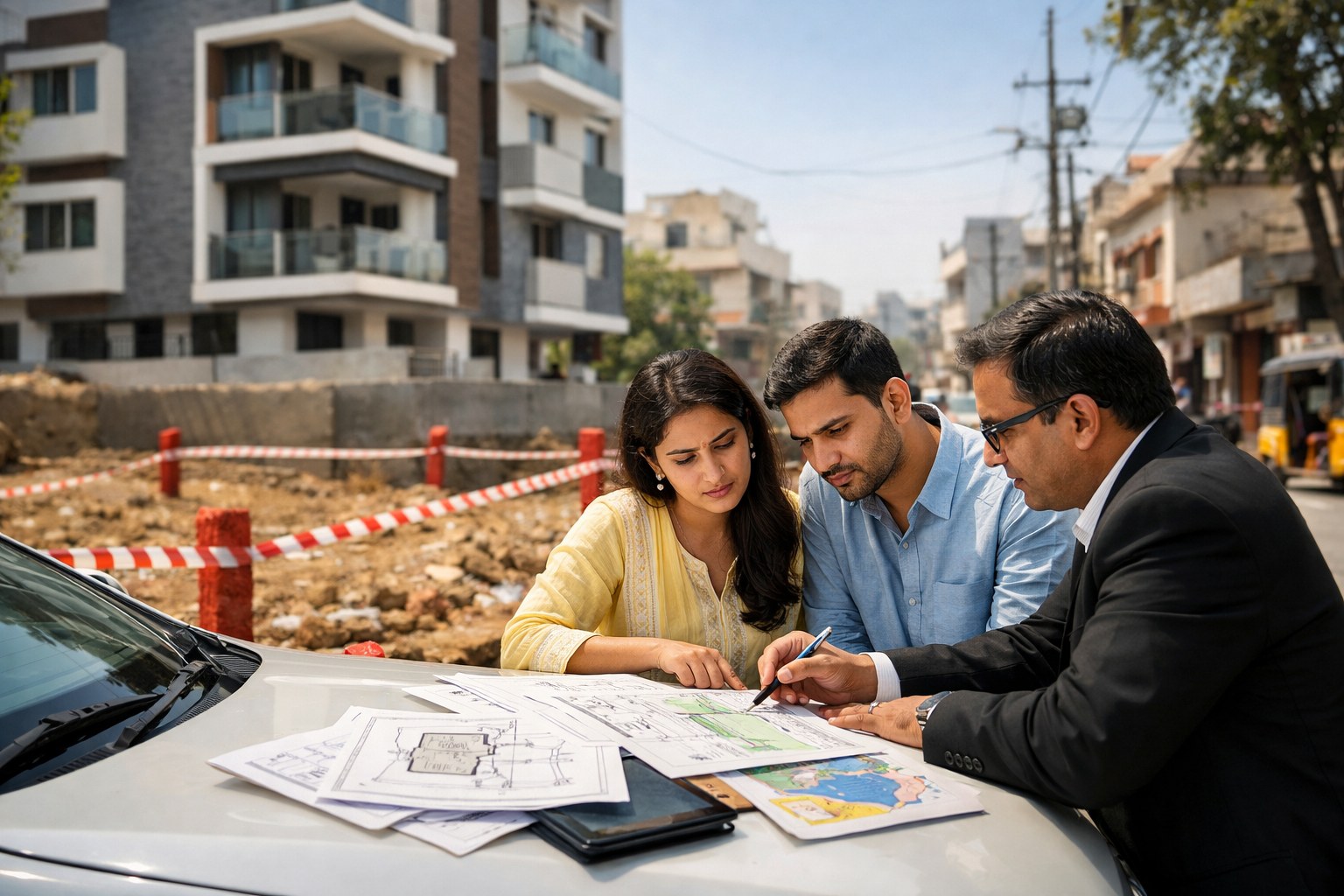 Hyderabad Case Study: Flat on a Partly Blocked Plot — Case Studies | Verified.RealEstate Telangana