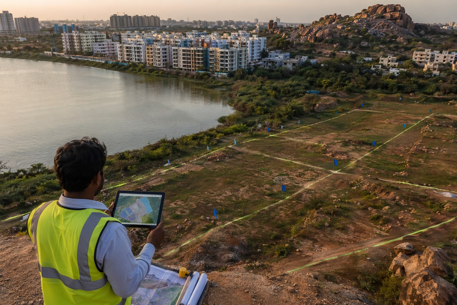 Hyderabad Lake Buffer Mapping Could Reset Plot Due Diligence — Environmental & Sustainability News | Verified.RealEstate Telangana