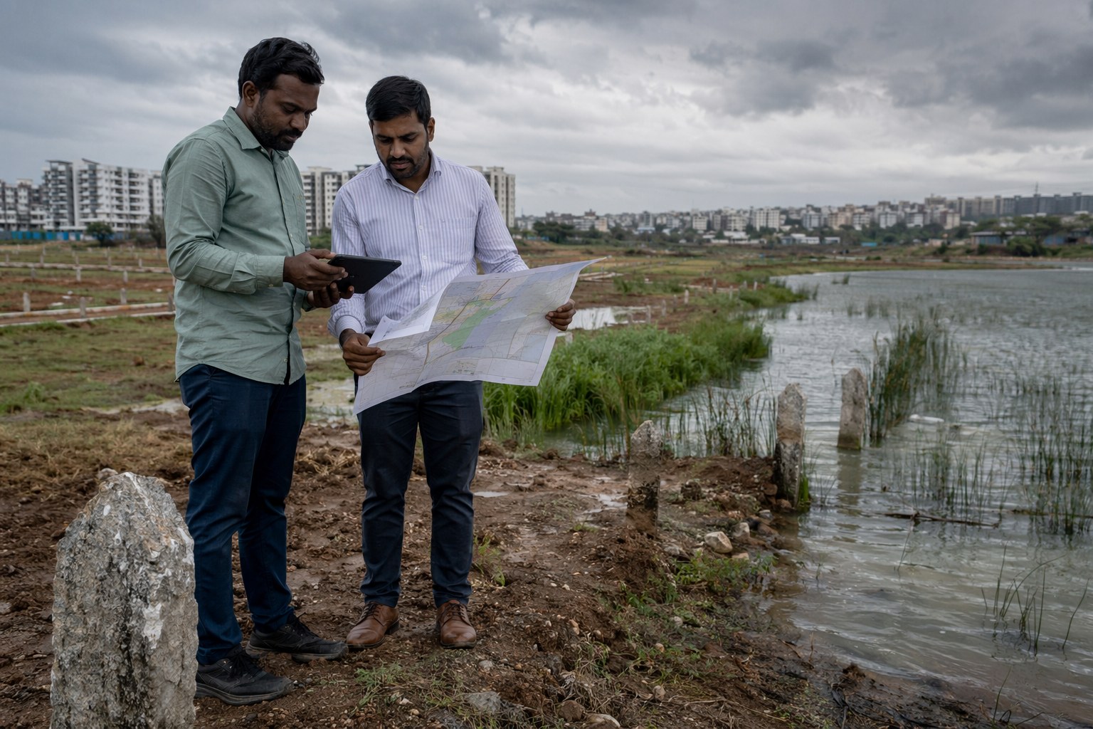 Lake Buffer Checks May Tighten Plot Due Diligence in Telangana — Environmental & Sustainability News | Verified.RealEstate Telangana
